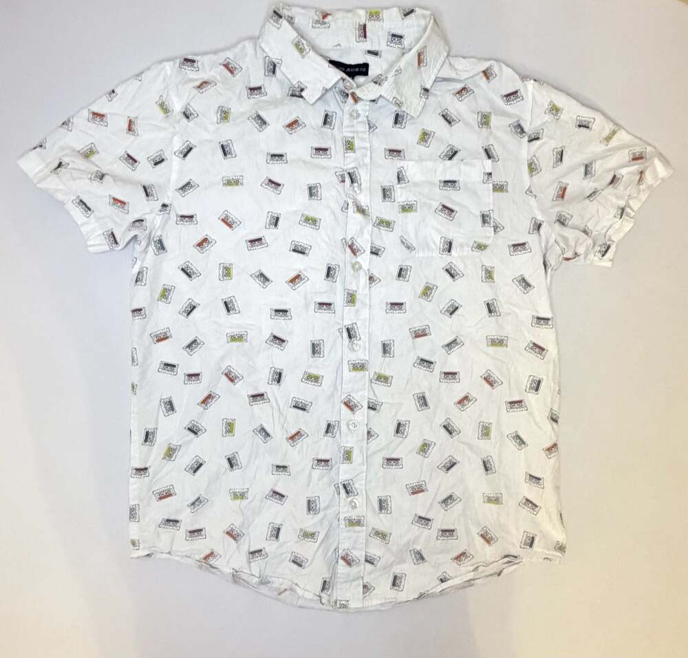Silver Jeans Co. Men's Short Sleeve Button Down Shirt
